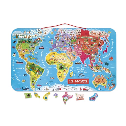 [9210] MAGNETISCHE PUZZELWERELD, 92 STUKS