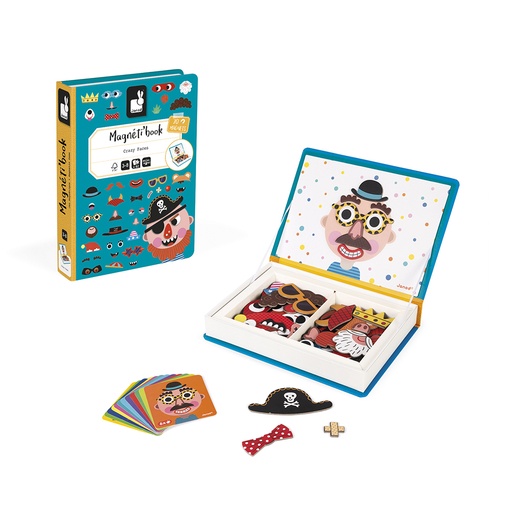 [9200] MAGNÉTI'BOOK CRAZY FACES BOYS