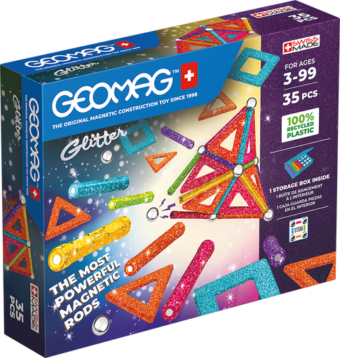 [GEO02] GEOMAG GLITTER, 35 STUKS