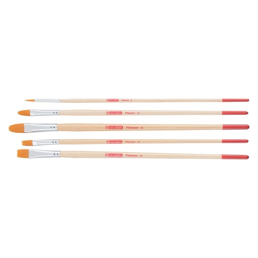 [BA053] TALENS ART CREATION POLYESTER BRUSHES, SET OF 5