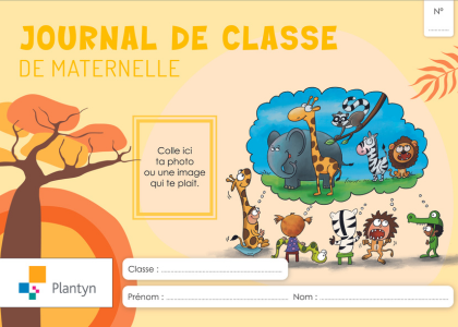 [15220] JOURNAL DE CLASSE PLANTYN, MATERNELLE