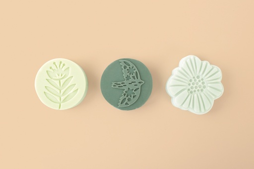 [842014] NATURAL SOAP MOLDS, SET OF 12
