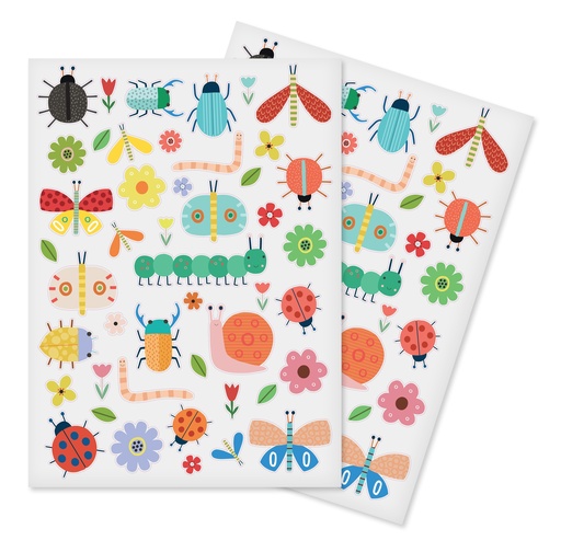 [847900] INSECTENLIJMSTICKERS, 2 VELLEN