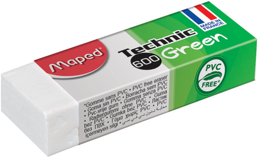 [5595] GOMME CRAYON"TECHNIC 600 GREEN MAPED