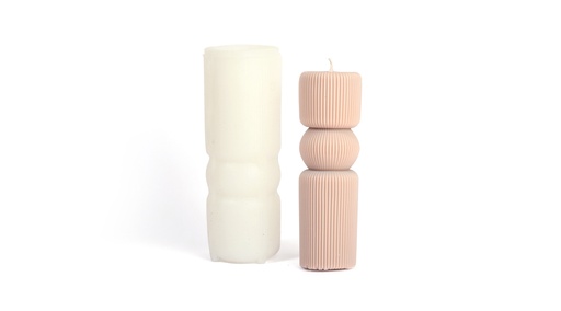 [8409] MOULE SILICONE POUR BOUGIE: COLONNE ANTIQUE
