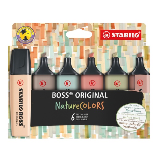 [5365] STABILO BOSS NatureCOLORS, 6er-Box