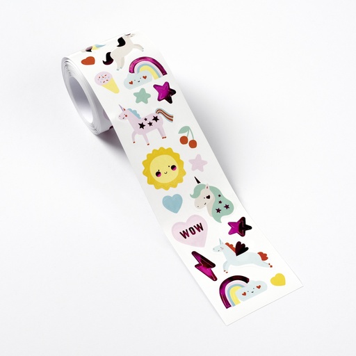 [847912] UNICORN STICKERS, THE ROLL