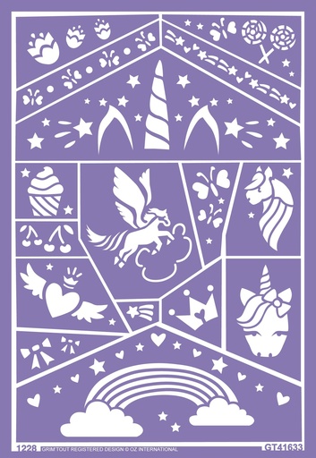 [82069] MAQ.UNICORN STENCIL
