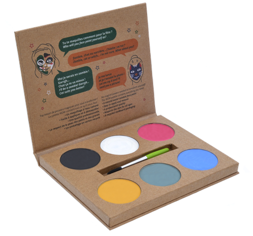 [81994] MAQUILLAGE, PALETTE DE 6 TEINTES BIO
