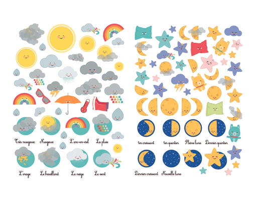 [829960] WEERSTICKERS, 2 VELLEN