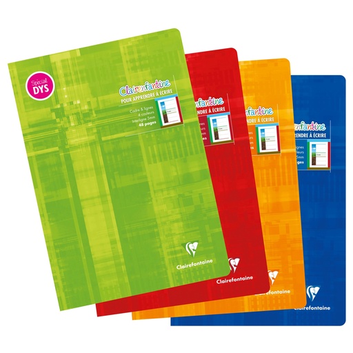 [6408] CLAIREFONTAINE NOTEBOOK DYS CUT/5MM, EACH