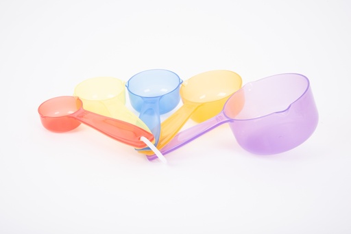 [6062] TRANSLUCENT MEASURING CUPS, SET OF 5