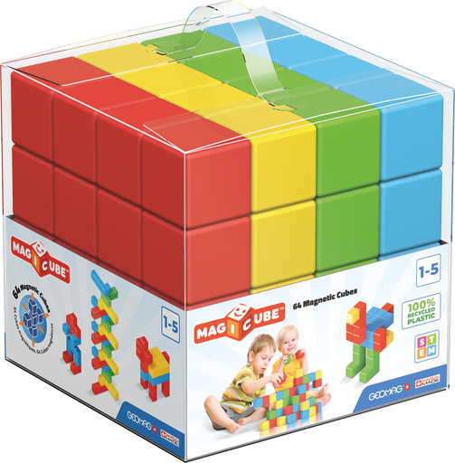 [MG03] MAGICUBE CRYSTAL - SCHOOLPAKKET, 64 STUKS