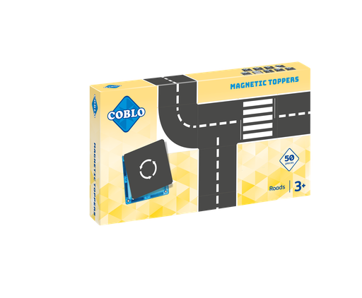 [99906] COBLO ROUTES MAGNETIQUES, SET DE 50 PIECES