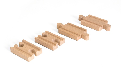 [949006] MINI DUBBELE RAILSET, 4 STUKS
