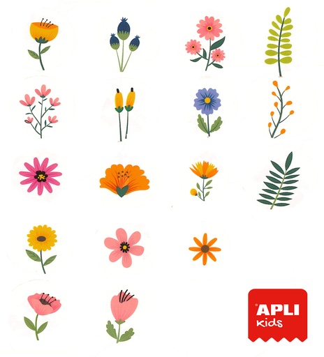 [82990] WILDFLOWER-ZELFKLEVENDE STICKERS, ROL