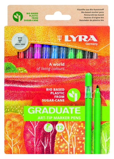 [535000] "GRADUATE ART TIP" MALBESTIFTE, 12ER-PACK