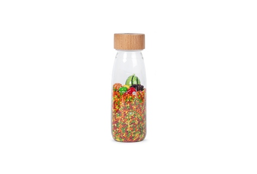 [9710] ZINTUIGLIJKE FLES "LEREN" OVER FRUIT