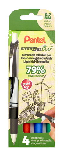 [553501] PENTEL BL77 ENERGEL ECO, 4er-Pack