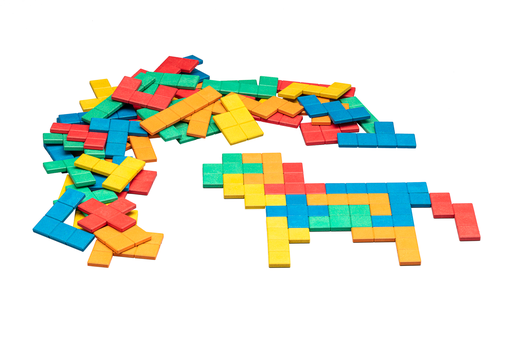 [6162] PENTOMINOS RE-WOOD, 60 PIECES