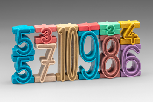 [62311] THE COLORED NUMBER TOWERS