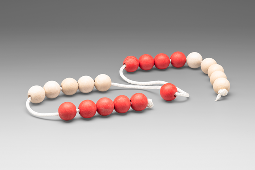 [605112] JUMBO REKENKETTING - ROOD/WIT