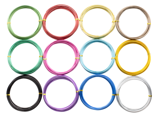 [81556] FILS ALUMINIUM 2MMX5M, LE LOT DE 12