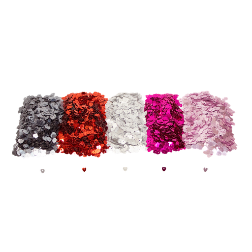 [8558] HEART SEQUINS, BOX OF 6000