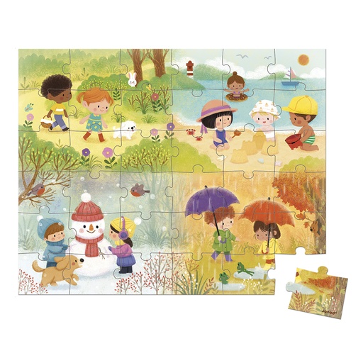 [SA7219] Jahreszeiten-Puzzle, 36 Teile