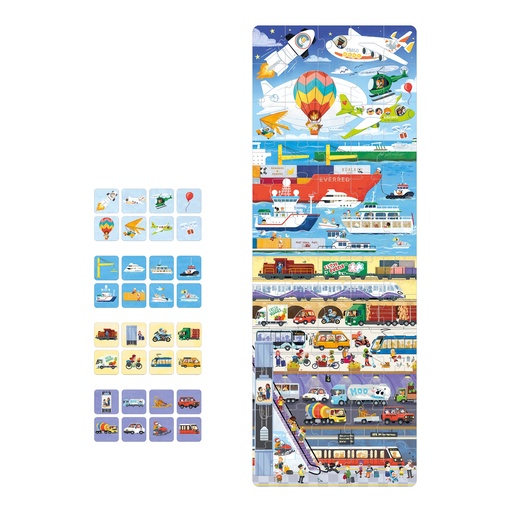 [SA7225] PUZZLE+ TRANSPORT, 60 PIECES
