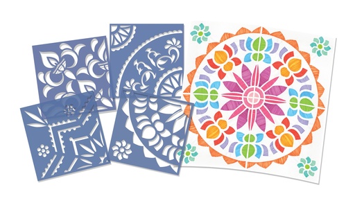 [99020] MEGA RANGOLI-STENCILS