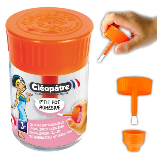 [04131] SMALL HYPOALLERGENIC ADHESIVE JAR, 50G