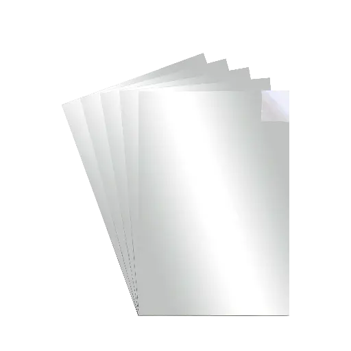 [2213] A4 ADHESIVE MIRROR PAPER, PACK OF 5 SHEETS