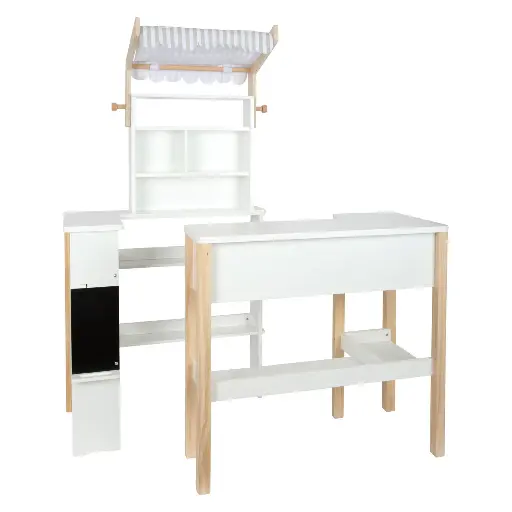 [94579] BOUTIQUE EN BOIS COMPACTE BLANCHE