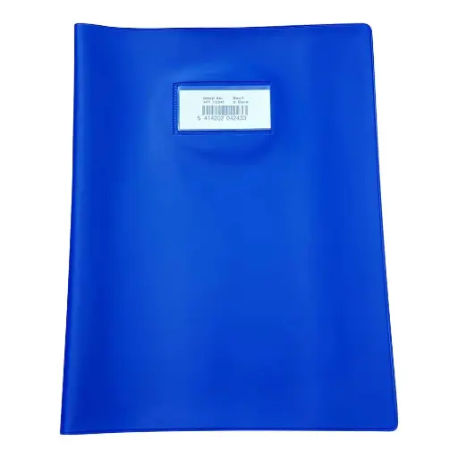 [0604B4] OPAQUE A4 BLUE NOTEBOOK COVERS, SET OF 10