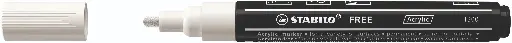 [538721] STABILO FREE ACRYLIC T300 WIT, PER STUK