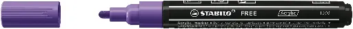 [538728] STABILO FREE ACRYLIC T300 VIOLET, LA PIÈCE