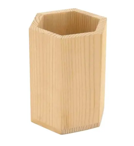 [80920] HOUTEN POTLOODPOT, 9 CM