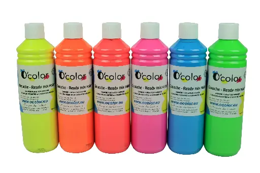 GOUACHE FLUO, 500 ML *A LA COULEUR