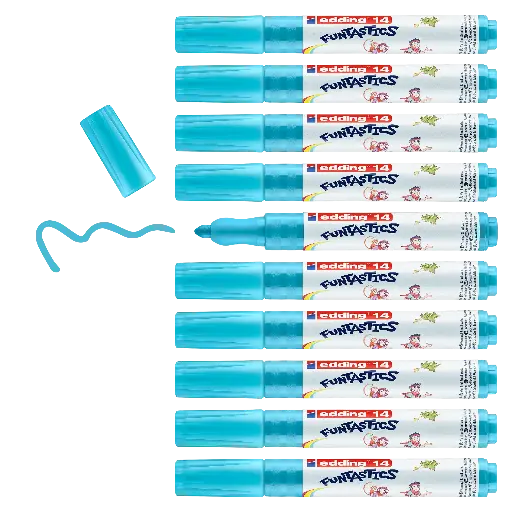 [534902] EDDING 14 FUNTASTIC- 3MM BLEU, BOÎTE DE 10