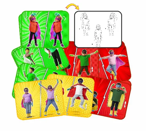[9289] "SUPERHELDEN" TRAININGSKAARTEN