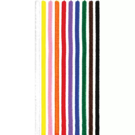 [81361] CHENILLETTES 8mmx50CM, 100 PCS