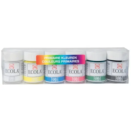 [BA300] GOUACHE ECOLA SET COULEURS PRIMAIRES, 6X16ML