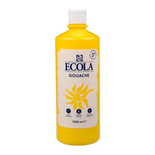 [BA317] GOUACHE ECOLA JAUNE, 1L