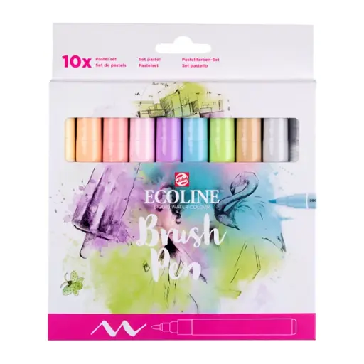 [BA082] ECOLINE BRUSH PEN, SET OF 10