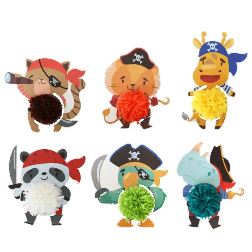 [831307] KITS CRÉATIF POMPONS: PETITS PIRATES