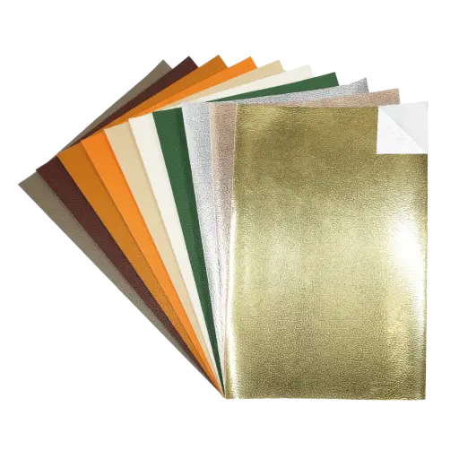 [2351] FEUILLES SIMILI CUIRE