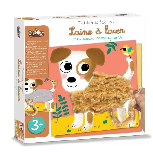 [831301] LAINE À LACER "MES DOUX COMPAGNONS"