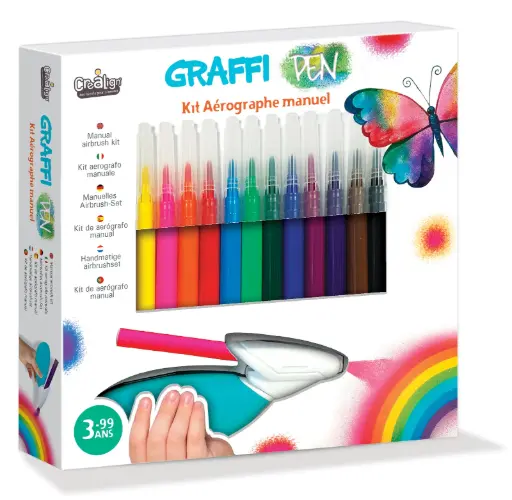[53602] GRAFFI PEN KIT AÉROGRAPHE MANUEL