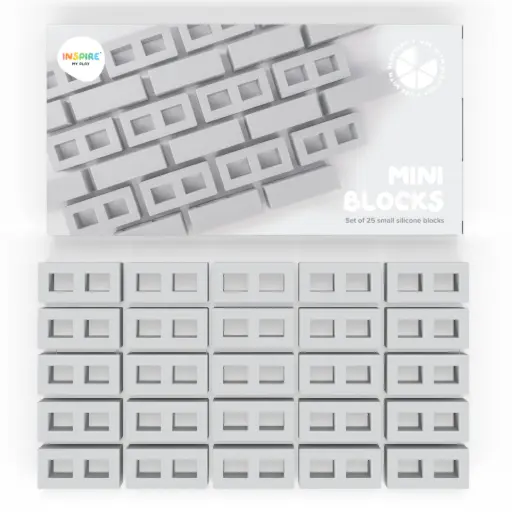 [IN014] MINI BLOCS "INSPIRE MY PLAY", SET DE 25